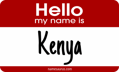 Hello my name is Kenya png download