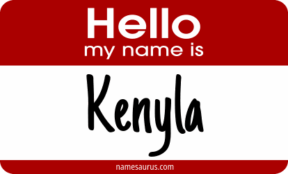 Hello my name is Kenyla png download