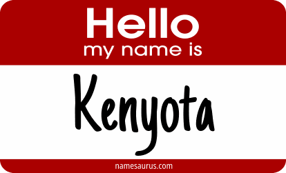 Hello my name is Kenyota png download