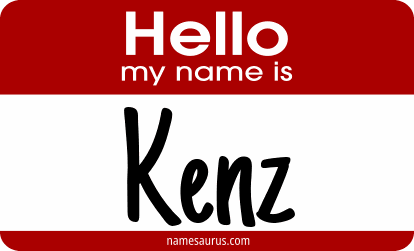 Hello my name is Kenz png download
