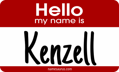 Hello my name is Kenzell png download