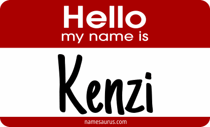 Hello my name is Kenzi png download