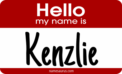Hello my name is Kenzlie png download