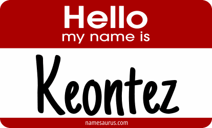 Hello my name is Keontez png download