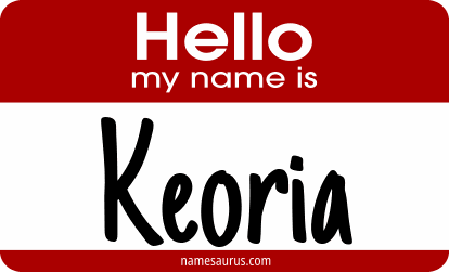 Hello my name is Keoria png download