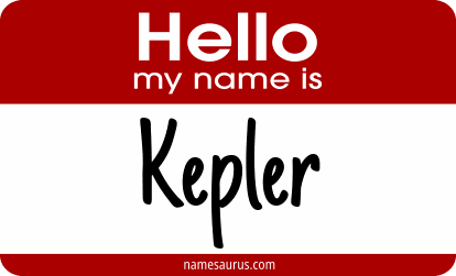 Hello my name is Kepler png download