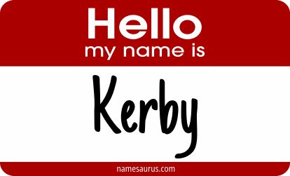 Hello my name is Kerby png download