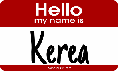 Hello my name is Kerea png download