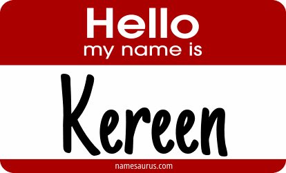 Hello my name is Kereen png download