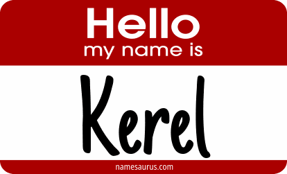 Hello my name is Kerel png download