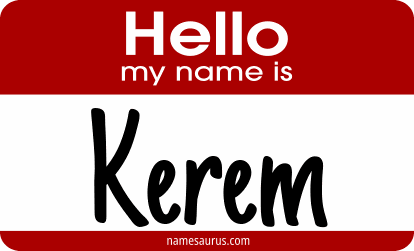 Hello my name is Kerem png download