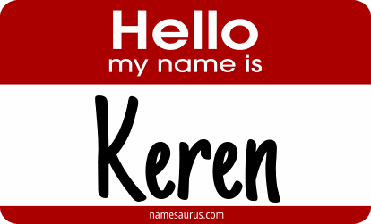 Hello my name is Keren png download
