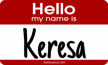 Hello my name is Keresa png download