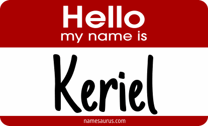 Hello my name is Keriel png download