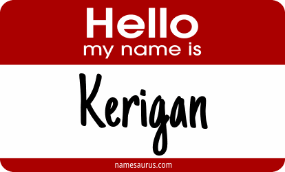 Hello my name is Kerigan png download