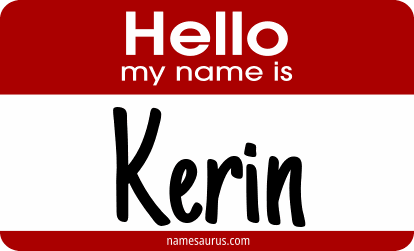 Hello my name is Kerin png download