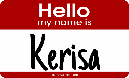 Hello my name is Kerisa png download