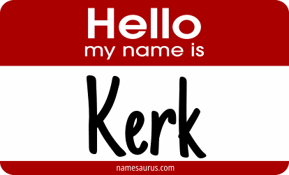 Hello my name is Kerk png download