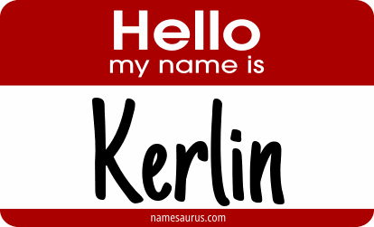 Hello my name is Kerlin png download