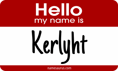 Hello my name is Kerlyht png download