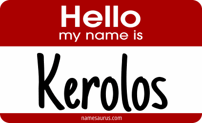 Hello my name is Kerolos png download