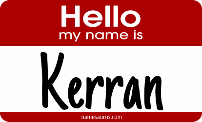 Hello my name is Kerran png download