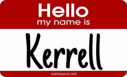 Hello my name is Kerrell png download