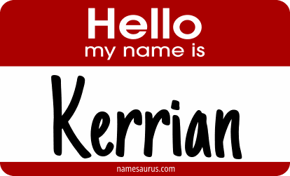 Hello my name is Kerrian png download