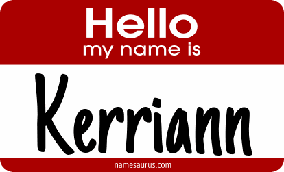 Hello my name is Kerriann png download