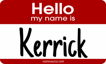 Hello my name is Kerrick png download