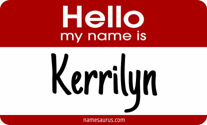 Hello my name is Kerrilyn png download