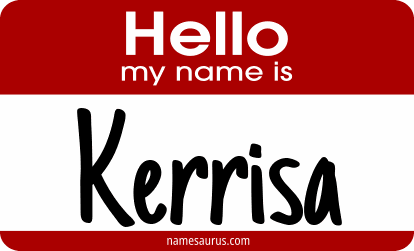 Hello my name is Kerrisa png download