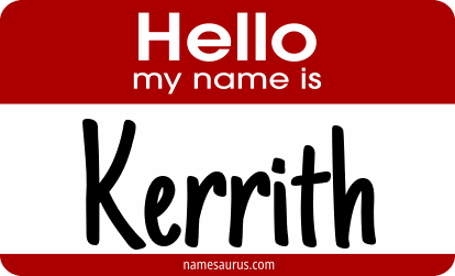 Hello my name is Kerrith png download