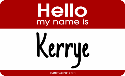 Hello my name is Kerrye png download