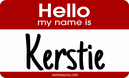 Hello my name is Kerstie png download