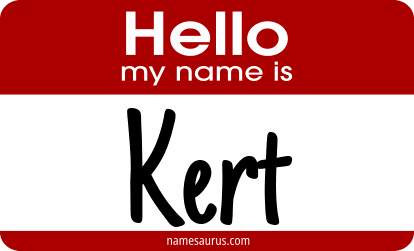 Hello my name is Kert png download