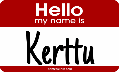 Hello my name is Kerttu png download