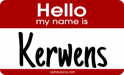 Hello my name is Kerwens png download