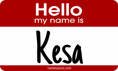 Hello my name is Kesa png download
