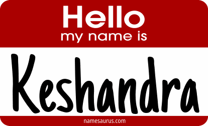 Hello my name is Keshandra png download