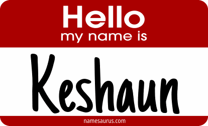 Hello my name is Keshaun png download