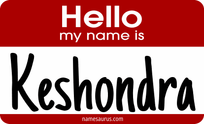 Hello my name is Keshondra png download