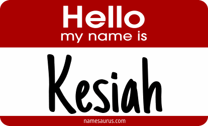 Hello my name is Kesiah png download