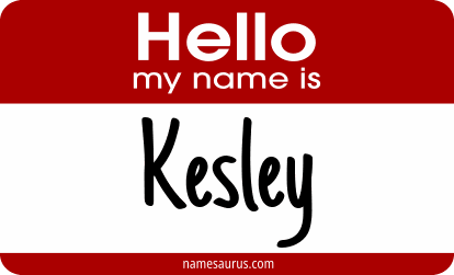 Hello my name is Kesley png download
