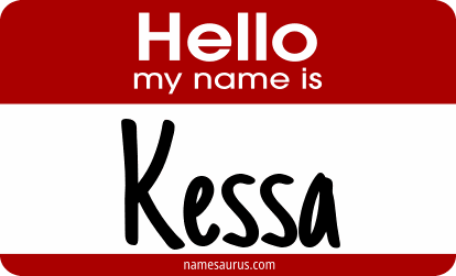 Hello my name is Kessa png download
