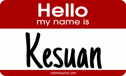 Hello my name is Kesuan png download