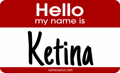 Hello my name is Ketina png download
