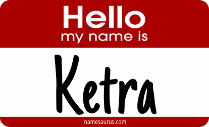 Hello my name is Ketra png download