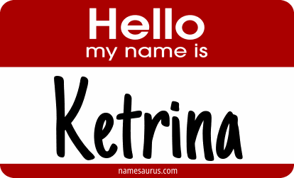 Hello my name is Ketrina png download