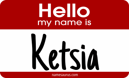 Hello my name is Ketsia png download